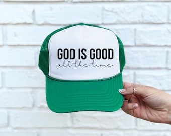God is Good Trucker Hat Christian Hat Gift for Christian Trucker Hats Personalized Trucker Hats Trucker Cap Womens Hats Womens Trucker Hat