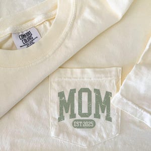 Comfort Colors® Matching Mom And Dad Shirts, Custom Est Shirt, Personalized Dad Tshirt, Custom Mom Gift, Mom Dad Shirts, Matching Family