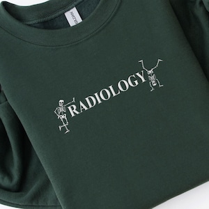 Bluza radiologiczna Bluza z haftem dla technika rentgenowskiego Bluza Rad Tech Prezent radiologiczny dla technika rentgenowskiego Technik rentgenowski Koszulka CT MRI Tech