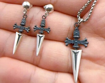 プレミアム ジャッジメントチェーンネックレス＆イヤリング ハンター