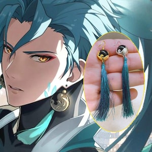 PREMIUM Fanmade Wuthering Waves Jiyan&#39;s Earring, Handmade 950 Silver Jewelry, Perfect Accessory for Jiyan Cosplay and Fans
