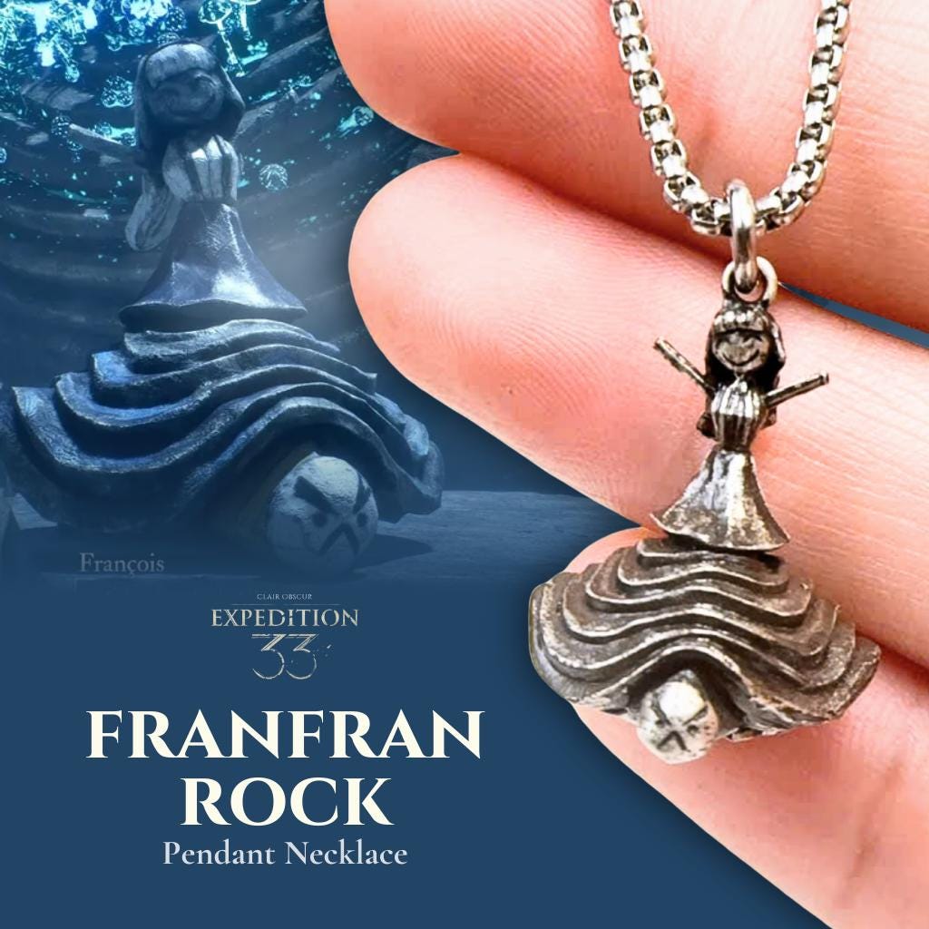 Clair Obscur Expedition 33 Francois Rock Pendant, Franfran
