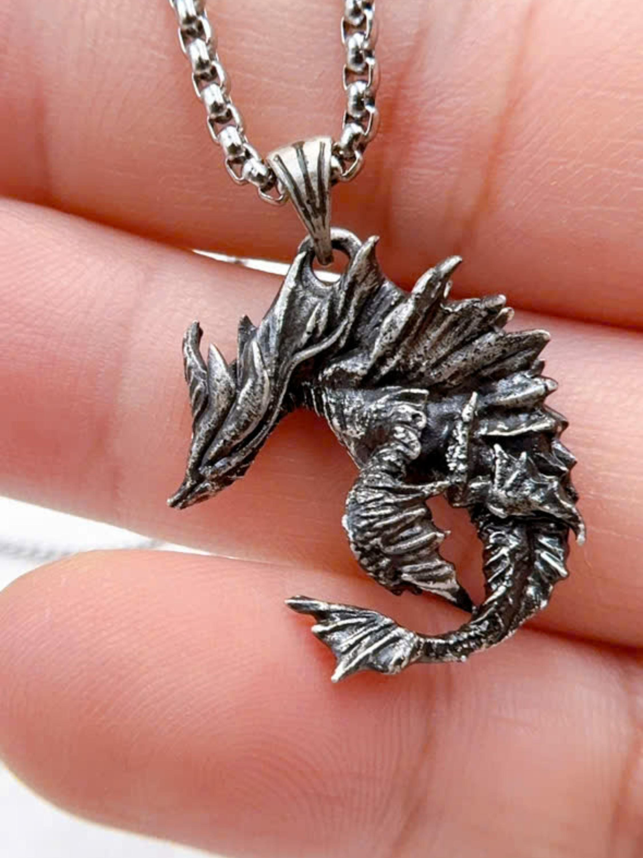 モンスターハンター ワイルド アマツネックレス、シルバー950 