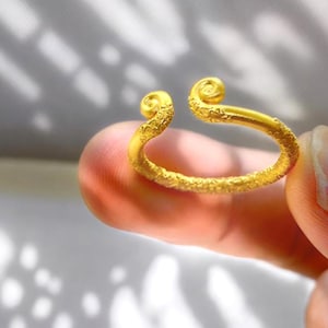 EXCLUSIVE Fanmade Gold Plated 14kBlack Myth Wukong Custom Ring, Sun Wukong Signet Ring, Handmade Monkey King Ring, Black Myth Wukong Jewelry