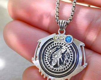 PREMIUM Fanmade Final Fantasy VII Rebirth Sephiroth Necklace