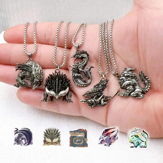 EXCLUSIVE Fanmade Monster Hunter - Monster Symbol Necklace