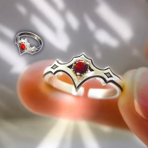 EXCLUSIVE Fanmade Baldur&#39;s Gate 3 Szarr Family Ring, Handmade 950 Silver Cazador’s Ring, Custom BG3 Jewelry for DnD and RPG Fans