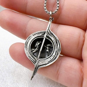 EXCLUSIVE Fanmade Interstellar Necklace - Handmade Silver 950 Pendant Inspired, Interstellar Pendant Custom, Father&#39;s day Gift