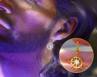 PREMIUM handgemaakte Gale's Earring geïnspireerd door Baldur's Gate 3 - vergulde 14k en zilveren 950 sieraden voor DnD- en BG3-fans