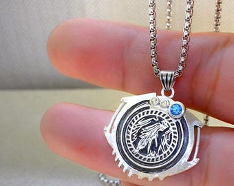 PREMIUM Fanmade Final Fantasy VII Rebirth Sephiroth Necklace