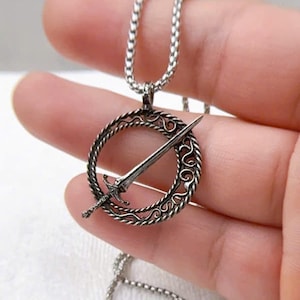 LIMITED  Dark Souls 3 Blade of the Darkmoon Necklace, Dark Souls 3 Jewelry,  Silver 950 Dark Souls 3 Jewelry, Blade of the Darkmoon Necklace