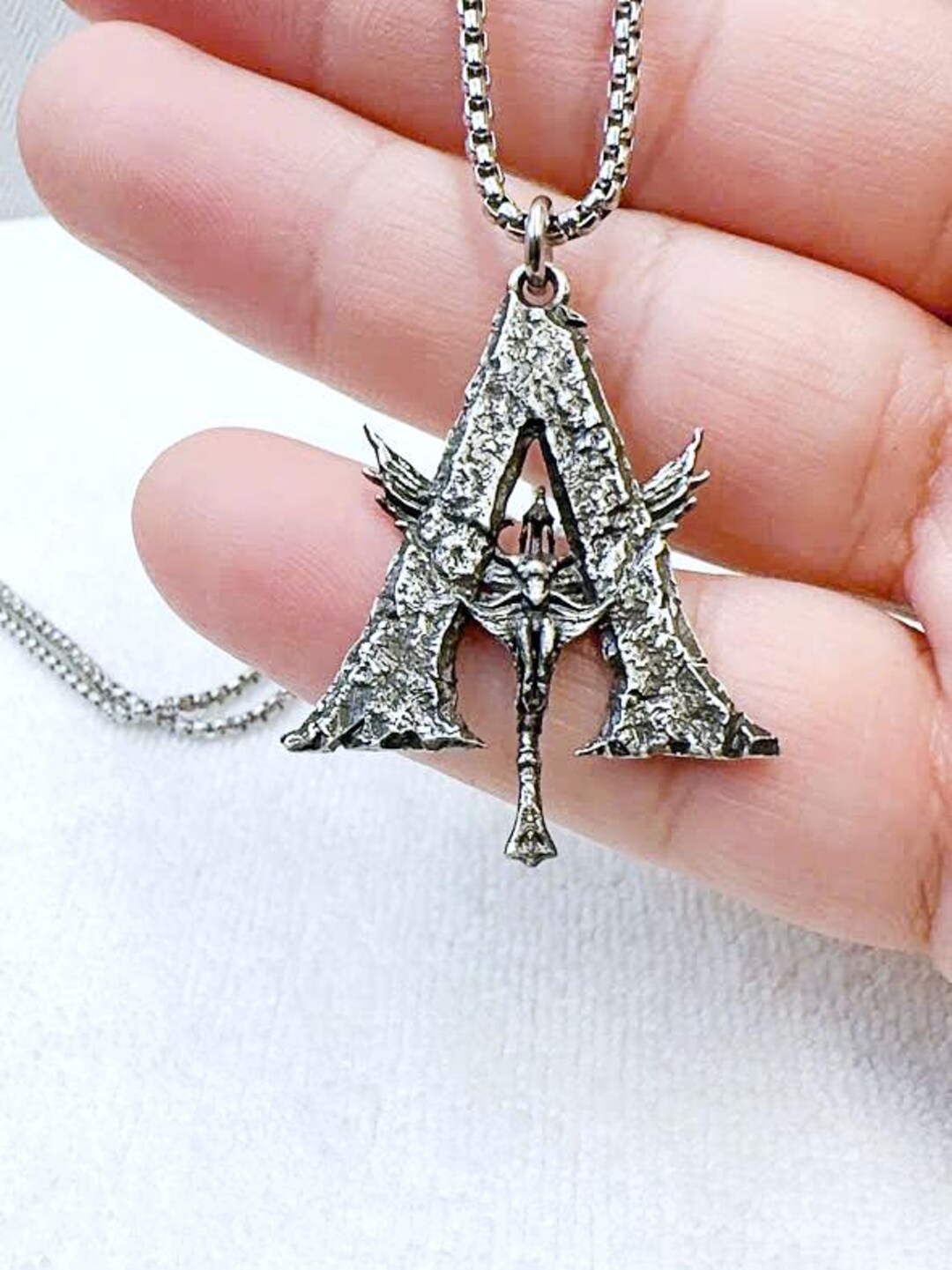 Avatar Logo Necklace – Silver 950 Handmade Pendant, Avatar Movie