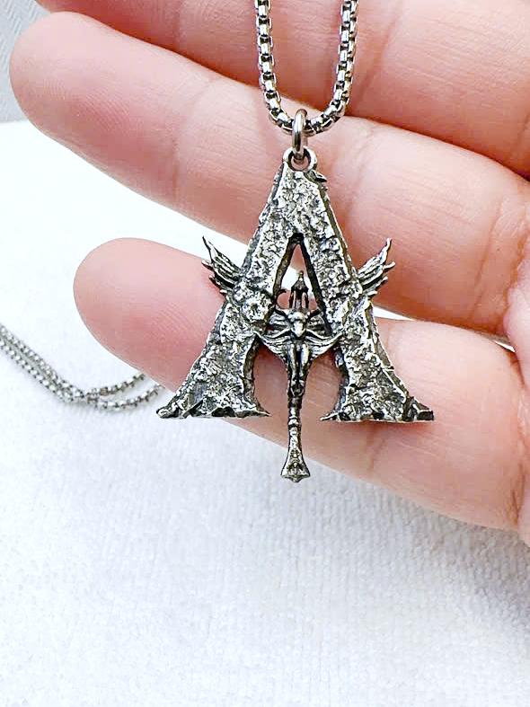 Avatar Logo Necklace – Silver 950 Handmade Pendant, Avatar Movie