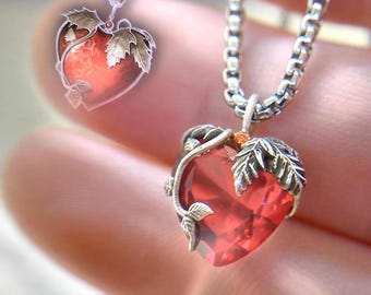 PREMIUM Fanmade Amulett für mehr Gesundheit, Baldur's Gate 3 inspirierte Halskette, handgefertigter Silber 950 Fantasy Amulett Schmuck