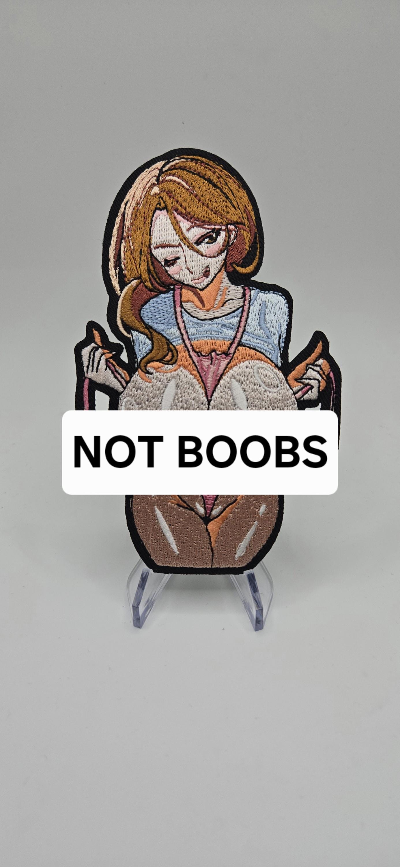 Mommy Hentai Embroidery Patch - 5" Tall - Tastefully Lewd Anime Patch - Velcro Backing - Limited Edition