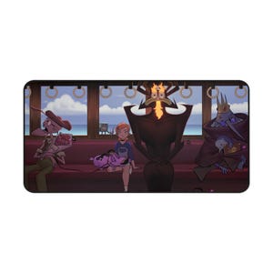 Last Train Ride, Philtomato Playmat, Gaming Mat, Desk Mat, Large gaming mouse pad