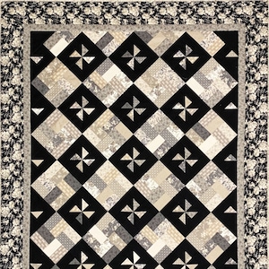 Easy Pdf Quilt Pattern Simply Serene Pleasant Valley Etsy