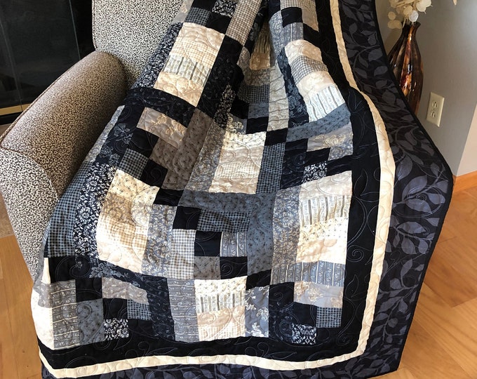 Gentlemen's Agreement A Masculine Quilt Pattern From New Leaf Stitches