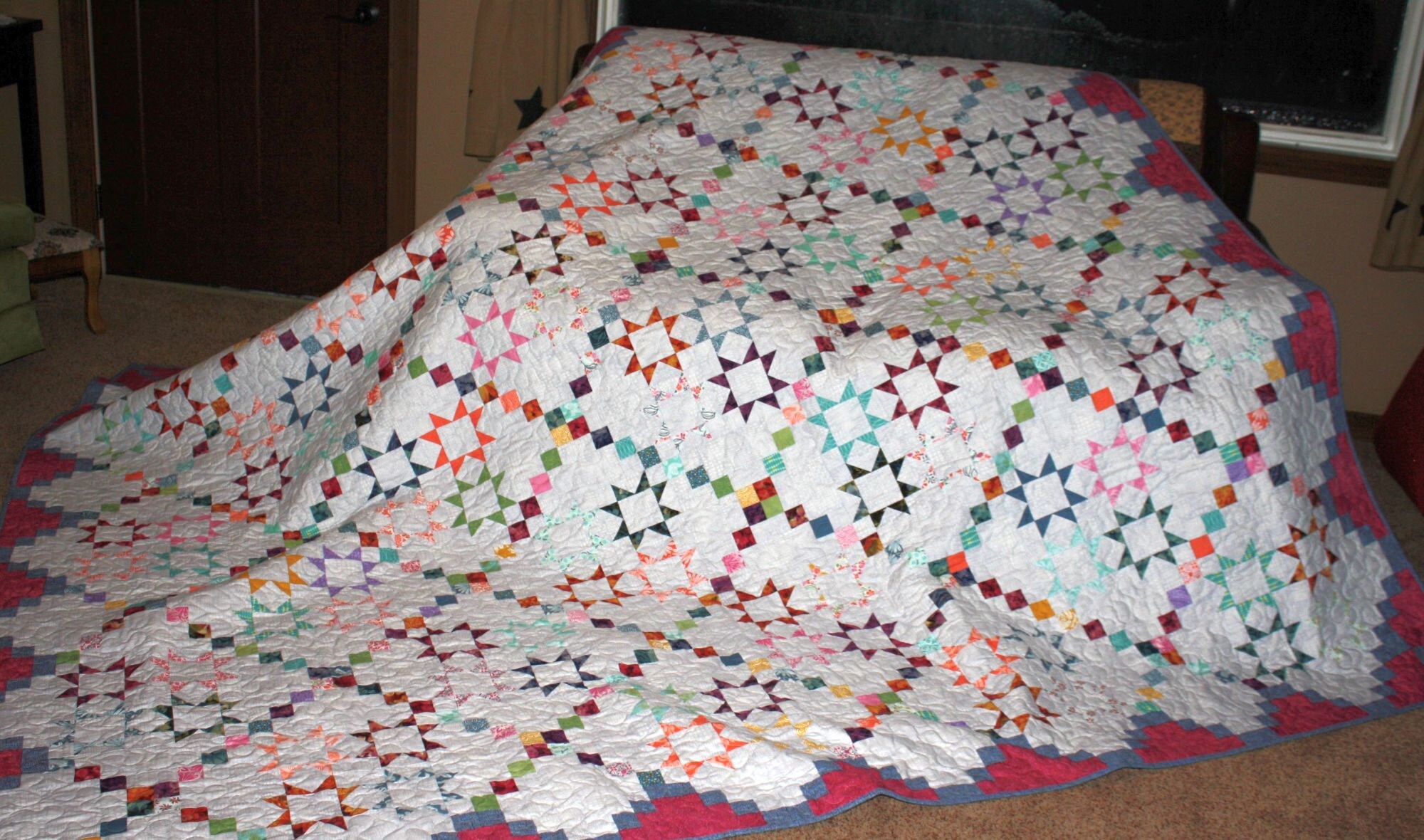 Quilt Pattern Lucky Stars PDF Downloadable Pattern #449 - Etsy