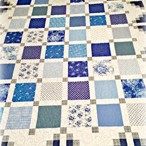 Simply Cool PDF digital Quilt Pattern easy border 444 image 3