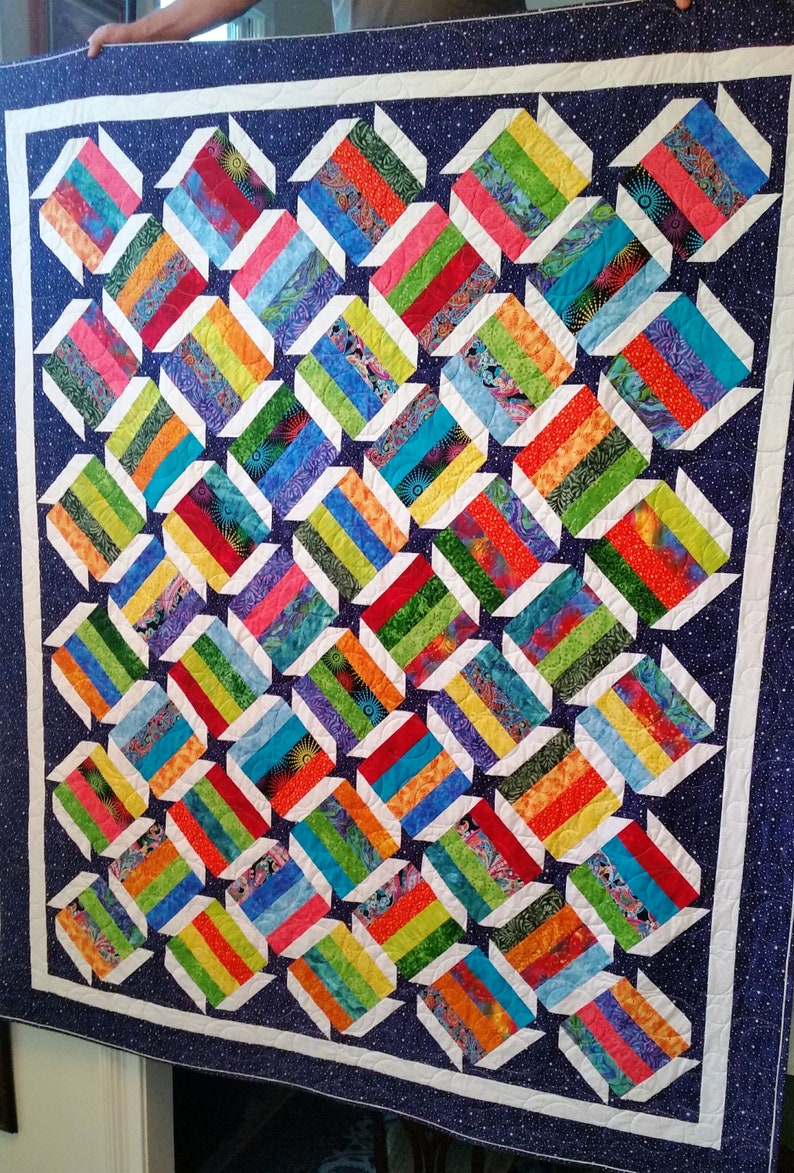 Easy PDF Quilt Pattern Emma's Star Etsy