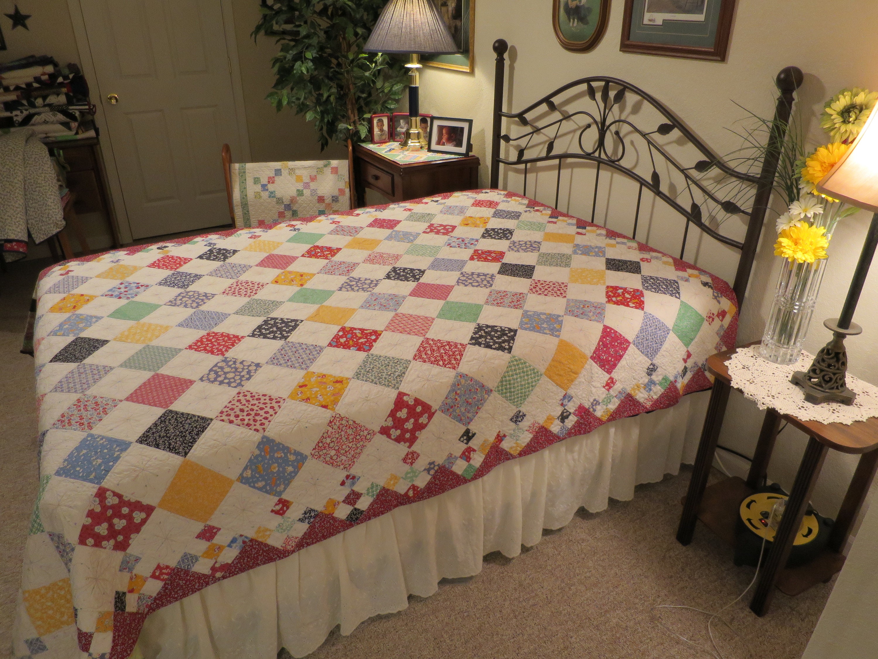 Easy PDF quilt pattern Diamond Patch Etsy