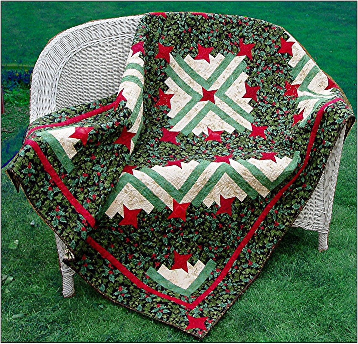 Quilt Pattern Friendship Log Cabin PDF Download 413 Etsy