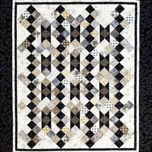 Original Simply Tranquil digital download quilt pattern #460 Easy 4 sizes included
