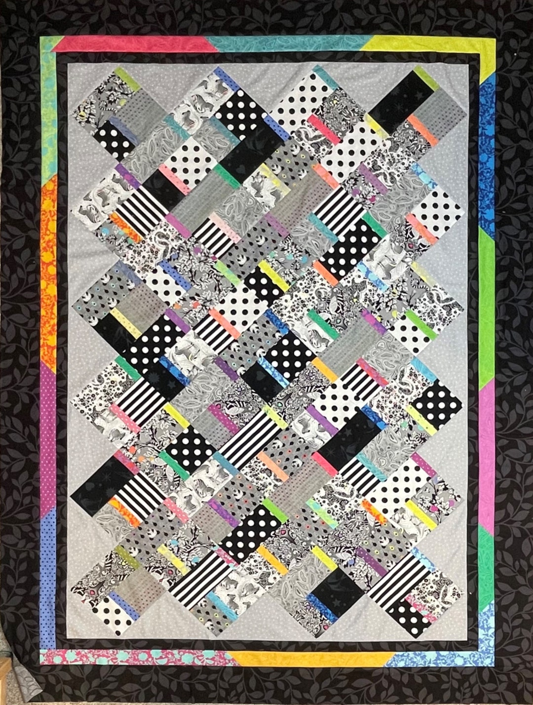 Simple Ribbons Quilt Pattern *paper Pattern* #450 - Etsy