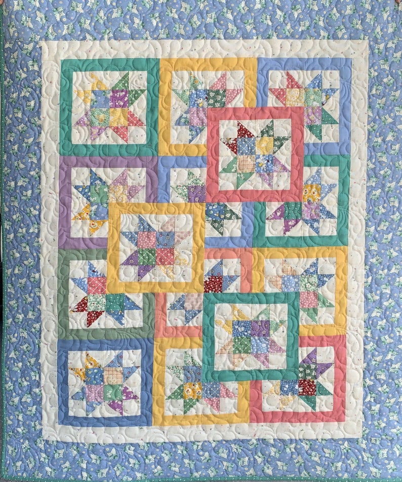 Layered Stars Quilt pattern PDF download 407 image 2