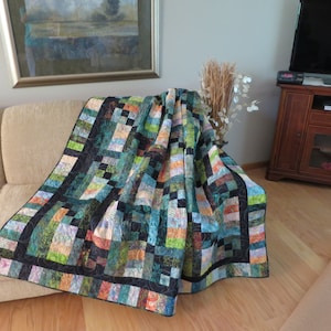 Woodland Daybreak PDF quilt pattern which uses 2-1/2 strips, Jelly Roll Friendly, 442 image 3