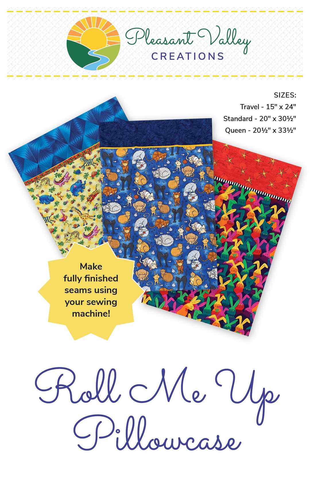 Roll Me up Pillowcase Pattern #459 Digital Download - Etsy