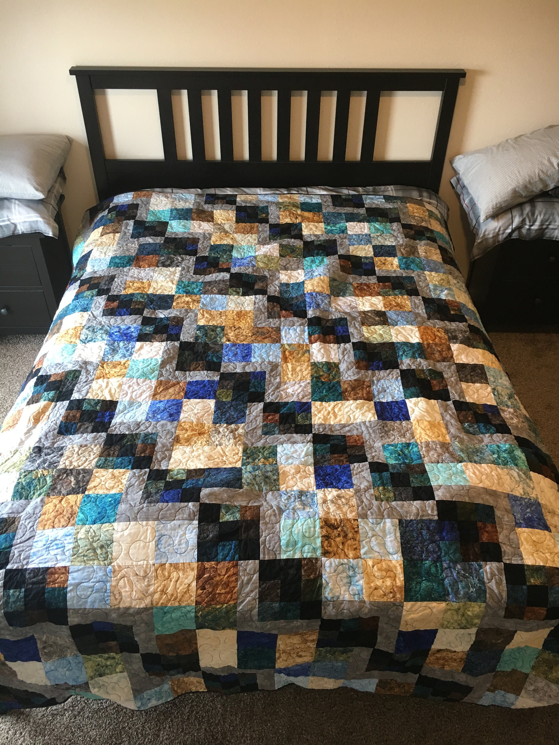 Easy PDF quilt pattern Simply Delightful Quilt Pattern in 6 Etsy