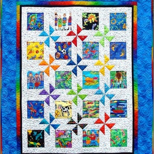 Magic Wheels Quilt Pattern PDF  #423e