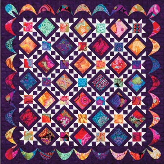 Jewel Patch Quilt Pattern PDF 424e Etsy