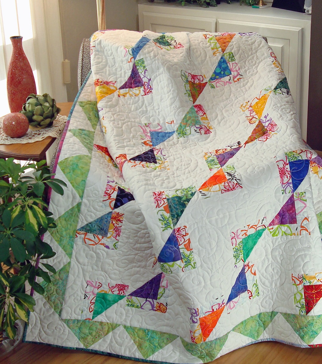 Buy Newport Fantasy Quilt Pattern in Sizes PDF #433e Online in India 