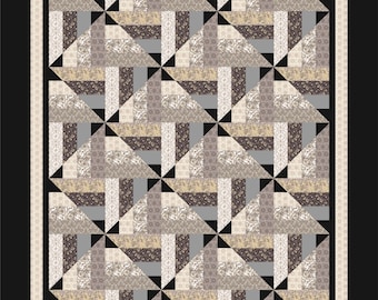 Simple Illusions PDF quilt pattern - Jelly Roll friendly! #455