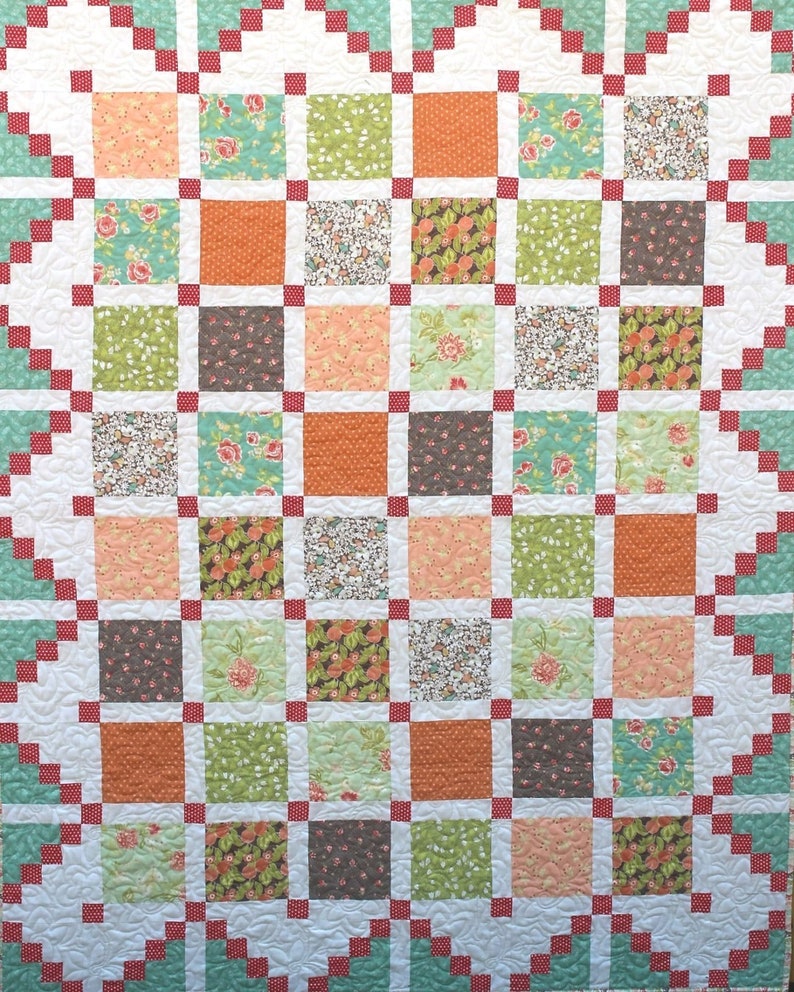 Simply Cool PDF digital Quilt Pattern easy border 444 image 6