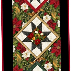 Happy Holiday Table Runner Pattern PDF #430e - Etsy