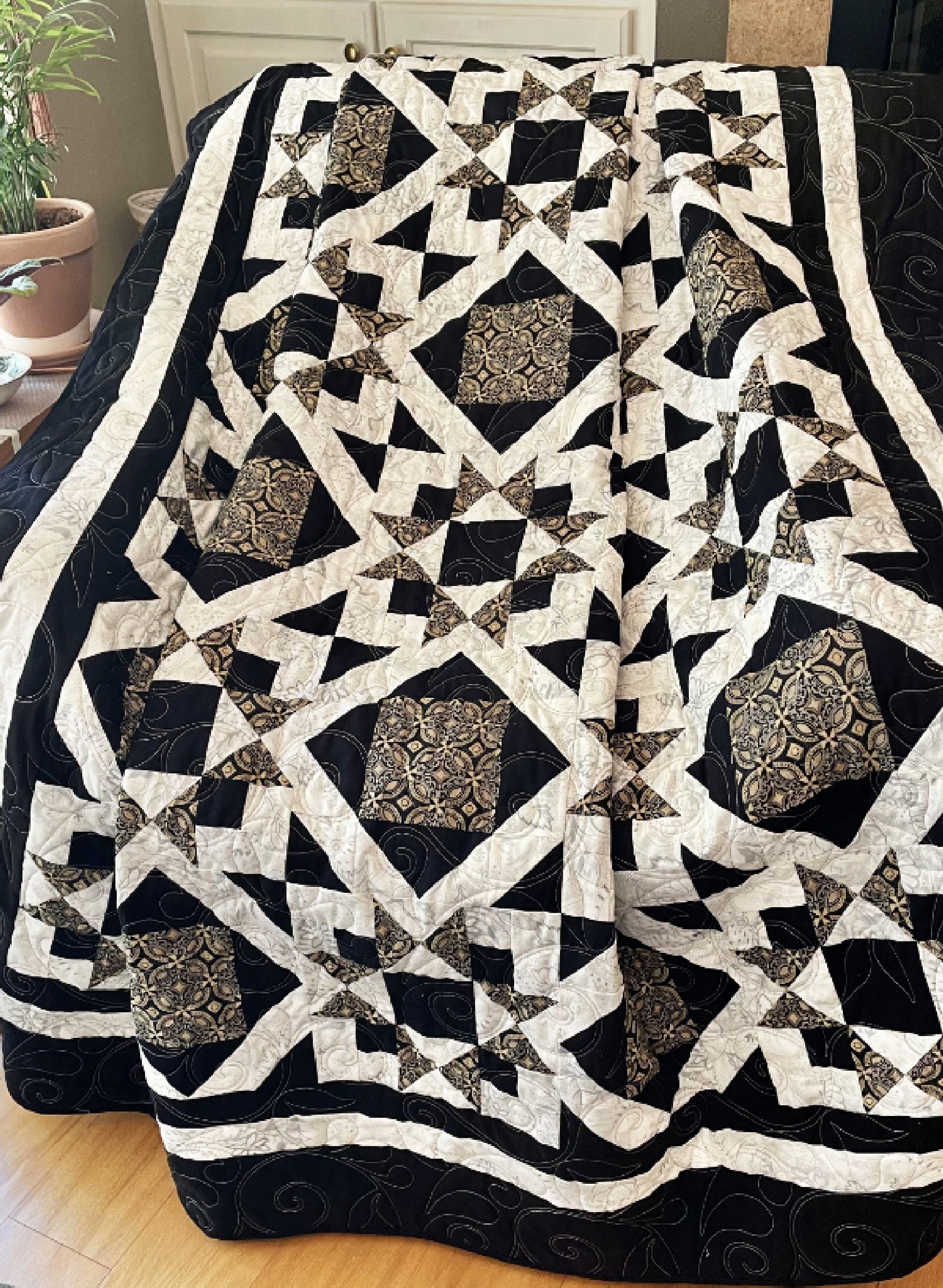【屋外未使用品】Highland Designs TOP QUILT A Free Sawtooth Sunburst Quilt Top Pattern - Simple Simon
