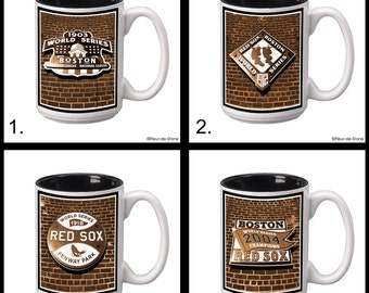 Boston Red Sox Coffee Mug: Original Photography, 15 oz Ceramic