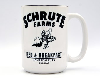 Schrute Farms Coffee Mug: The Office TV Show Fan Gift