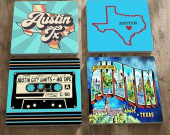 Austin Stone Coaster Set - Pick any 4