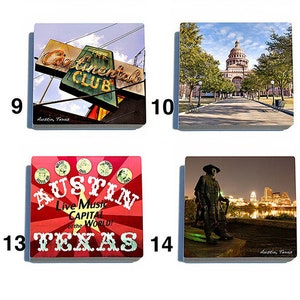 Austin Color Stone Coaster Tile Set Pick any four images 16 to choose from image 4