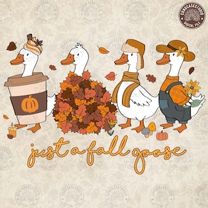 Just A Cozy Goose Png, Autumn Cozy Png, Coquete Png, Autumn png, Goose Png, Fall Autumn Shirt, Goose Autumn, Fall Vibes , Digital Download
