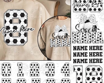 Personalisierte Fußball Mama Png Bundle, Retro Fußball Mama Kokette Png, Fußball Mama Png, Fußball Png, Spieltag Fußball Bogen Png, digitaler Download