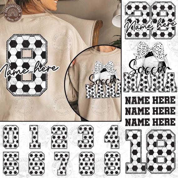 Personalized Soccer Mom Png Bundle, Retro Soccer Mama Coquette Png, Soccer Mama Png, Soccer Png, Game Day Soccer Bow Png, Digital Download