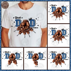 Custom Dad Hand Fist Bump Png, Best Dad Ever Png Bundle, Fist Bump Set Png, America Flag Design, Happy Fathers Day Png, Digital Download