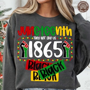 Sie mögen uns nicht Png, Juni schwarzer Geschichtsmonat, Juni Freiheit Shirt Design, 1865 Afro Amerika, Juni Karte, digitaler Download