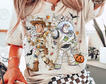 Toy Movie Boy Skeleton Halloween PNG: Retro Checker Skeleton Design, Boys Halloween Graphic, Spooky Season Kids Shirt, Digital Download